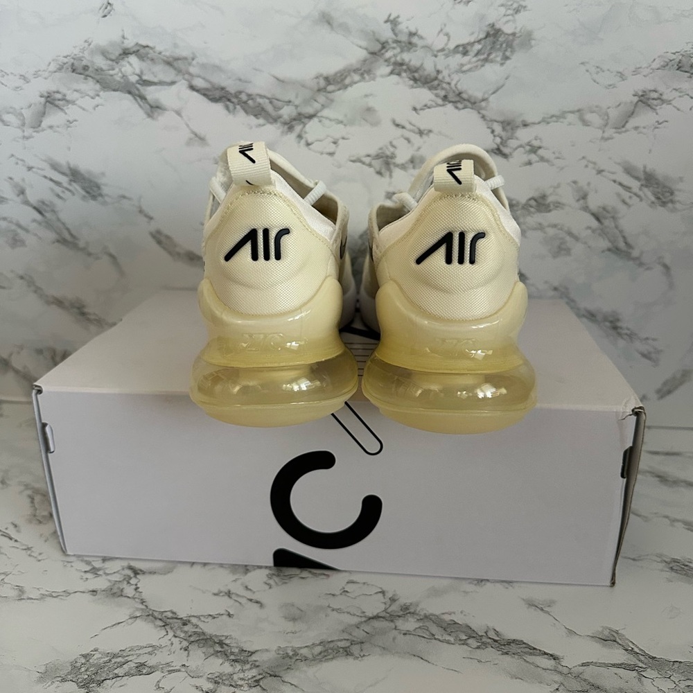 Nike Air Max 270 Sail Coconut Milk Athletic Shoes Running AH6789 Women’s Size 7 - Picture 5 of 8
